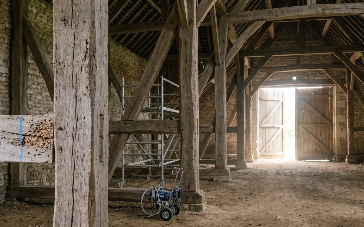 Une grange à reconvertir